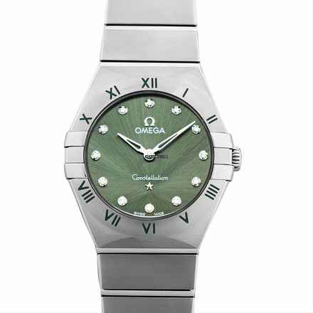  Omega Constellation Ladies 131.10.28.60.60.001 - Constellation Quartz Green Dial Stainless Steel Ladies Watch </h1> 