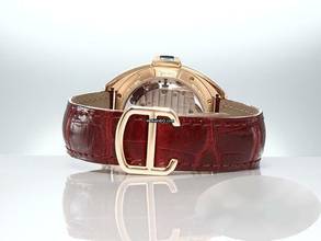 Thumbnail von Cartier Clé de Cartier 35mm Rosegold 750 Diamanten 2015 Leder Damen 18kt Rose Gold </h1>