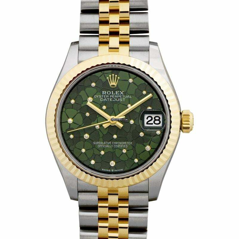  Rolex Datejust 31 278273-0030 - Datejust Automatic Green Dial Stainless Steel Ladies Watch </h1> 
