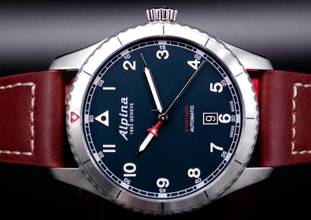 Thumbnail von Alpina Startimer Pilot Automatic PETROLBLAU 41 MM </h1>