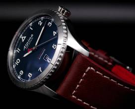 Thumbnail von Alpina Startimer Pilot Automatic PETROLBLAU 41 MM </h1>