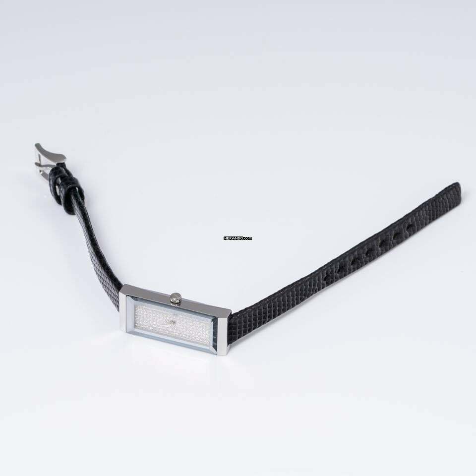 Thumbnail von Gucci G-Frame YA127514 - G-Frame Quartz Grey Dial Stainless Steel Ladies Watch </h1>