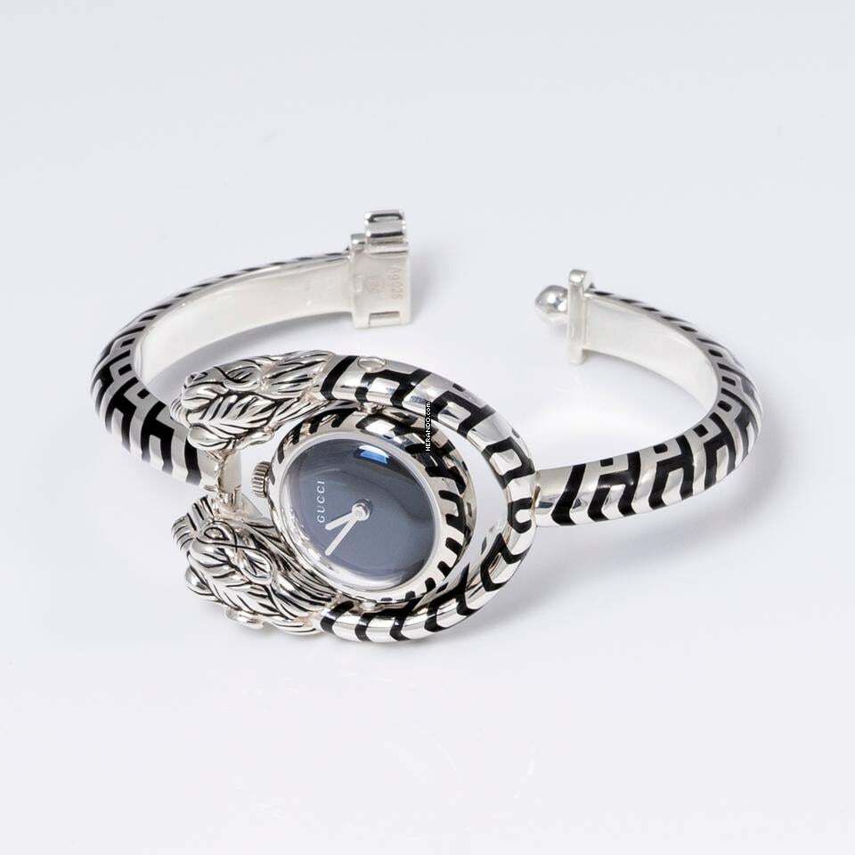 Thumbnail von Gucci YA149501 - Dionysus Quartz Black Dial Stainless Steel Ladies Watch </h1>