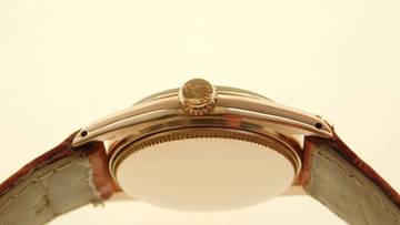 Thumbnail von Rolex Oyster Perpetual 18 Kt Rosegold 30 mm Rarität von 1956 medium </h1>