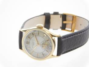 Thumbnail von Patek Philippe Calatrava 96 Sector Dial Vintage Handaufzug 28 mm. Rarität aus 18 Karat Gelbgold