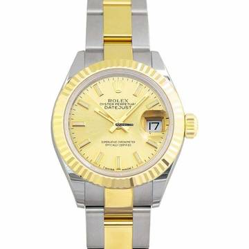  Rolex Lady-Datejust 279173-0002 - Lady Datejust 28 Automatic Champagne Dial 18kt Yellow Gold Oyster Ladies Wat </h1> 