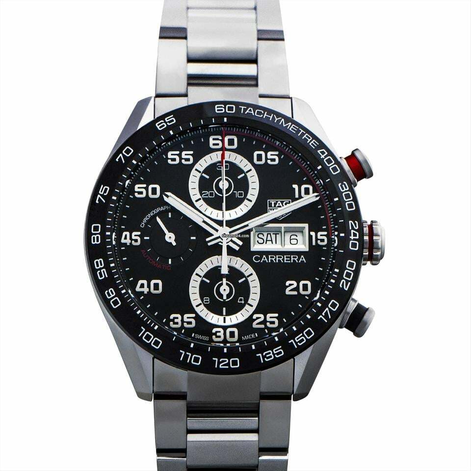  TAG Heuer Carrera CBN2A1AA.BA0643 - Carrera Automatic Black Dial Stainless Steel Men's Watch </h1> 