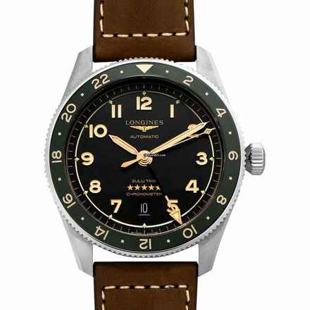  Longines Spirit L38124632 - Longines Spirit Automatic Grey Dial Stainless Steel Men's Watch </h1> 