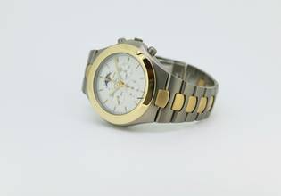Thumbnail von Omega Speedmaster Teutonic Mondphasen Chronograph Titan / 18Karat Gold TA 345.0810
