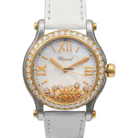  Chopard 278578-4001 - Happy Diamonds Automatic White Dial Stainless Steel Unisex Watch </h1> 