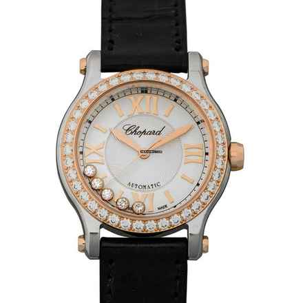  Chopard Happy Sport 278573-6003 - Happy Sport Automatic White Dial Stainless Steel Ladies Watch </h1> 