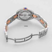 Thumbnail von Cartier Clé de Cartier W2CL0003 - Clé de Cartier 35.00 mm Automatic Silver Dial Stainless steel,Pink gold Ladies </h1>