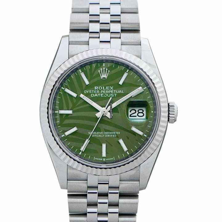  Rolex Datejust 36 126234-0047 - Datejust Automatic Green Dial Stainless Steel Men's Watch </h1> 