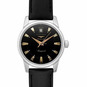  Longines Conquest Heritage L16114522 - Conquest Heritage Automatic Black Dial Unisex Watch </h1> 