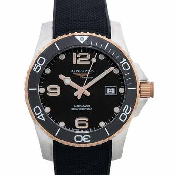  Longines HydroConquest L37813589 - HydroConquest Automatic Black Dial Stainless Steel Men's Watch </h1> 