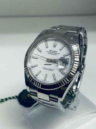  Rolex Datejust 41 WHITE DIAL - PERFECT - 08/2020 