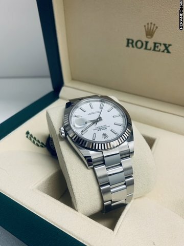 Thumbnail von Rolex Datejust 41 WHITE DIAL - PERFECT - 08/2020