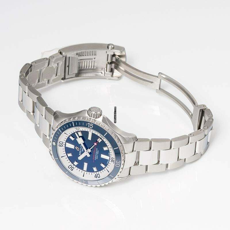 Thumbnail von Breitling Superocean A17375E71C1A1 - Superocean Automatic Blue Dial Stainless Steel Men's Watch </h1>