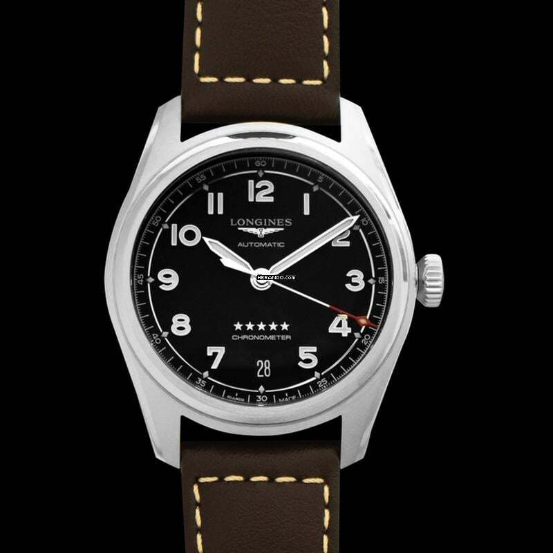 Thumbnail von Longines Spirit L34104530 - Longines Spirit Automatic Black Dial Stainless Steel Men's Watch </h1>