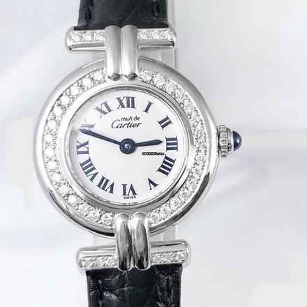  Cartier VERMEIL COLISÈE 925 Silver 0.61TCW Diamond Watch </h1> 