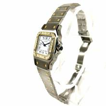 Thumbnail von Cartier Santos Galbée 24mm Automatic 2 Tone 0.69TCW Diamond Watch </h1>