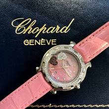 Thumbnail von Chopard Happy Sport 32mm Steel Floating Diamond & Red Rubies Hearts Diamond Watch </h1>