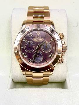  Rolex Daytona Yellowgold 18Kt. TAHITI PEARL Dial RARE&DISCONTINUED-Box&Papers Top Condition  