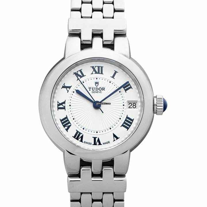  Tudor Clair de Rose 35800-0001 - Clair De Rose Automatic Silver Dial Stainless Steel Ladies Watch </h1> 