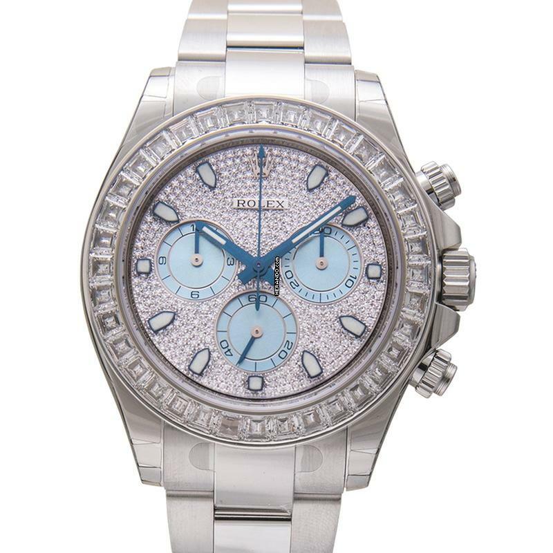 Rolex Daytona 116576TBR - Cosmograph Daytona Platinum Diamond Pave Dial Men's Watch </h1>
