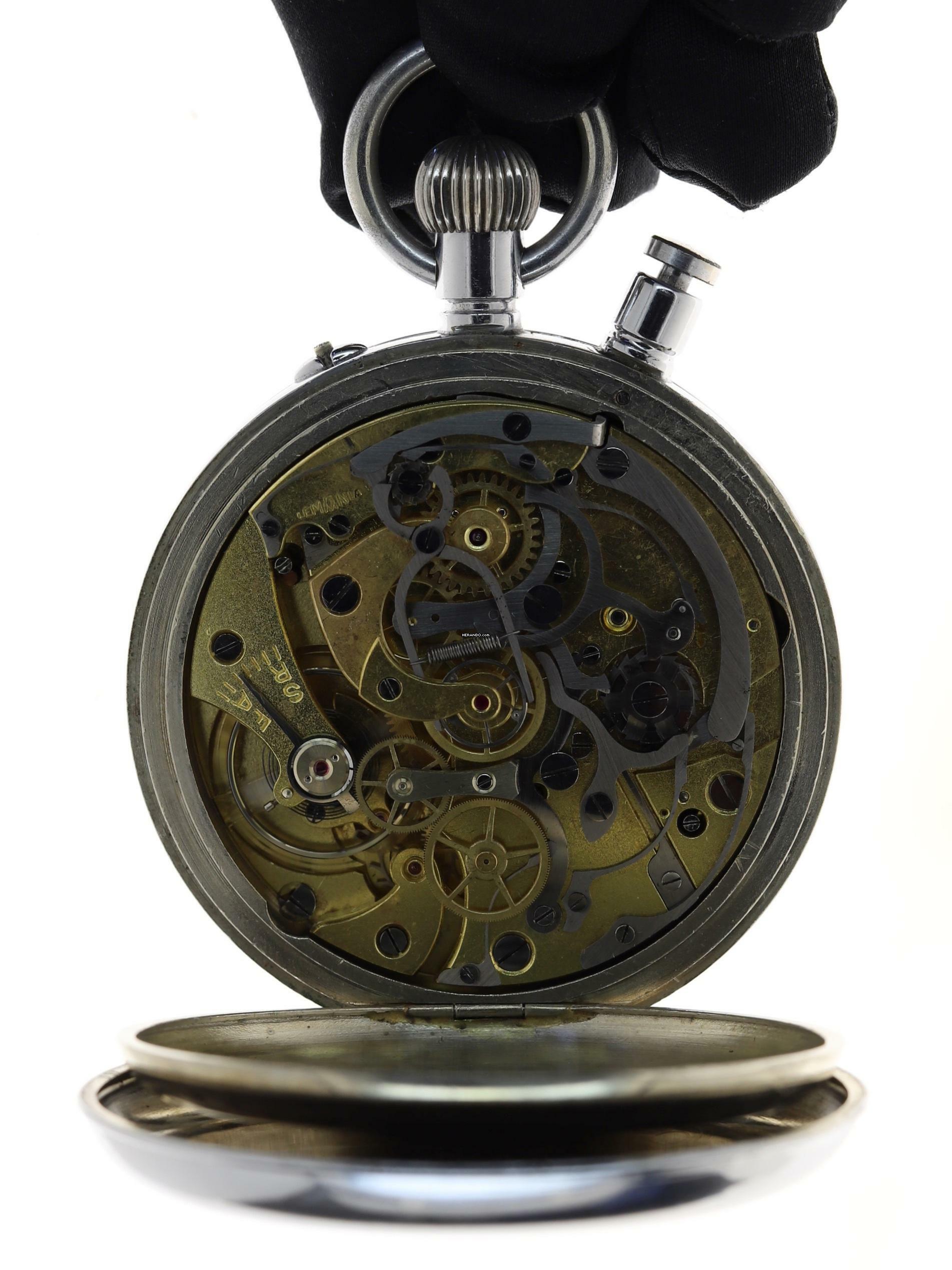 Thumbnail von Lemania Gents Pocket Watch Split Second Chronograph Rattrapante </h1>