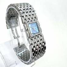 Thumbnail von Cartier Panthère RUBAN Quartz Steel ~1.32TCW DIAMOND Watch Blue MOP Dial  </h1>