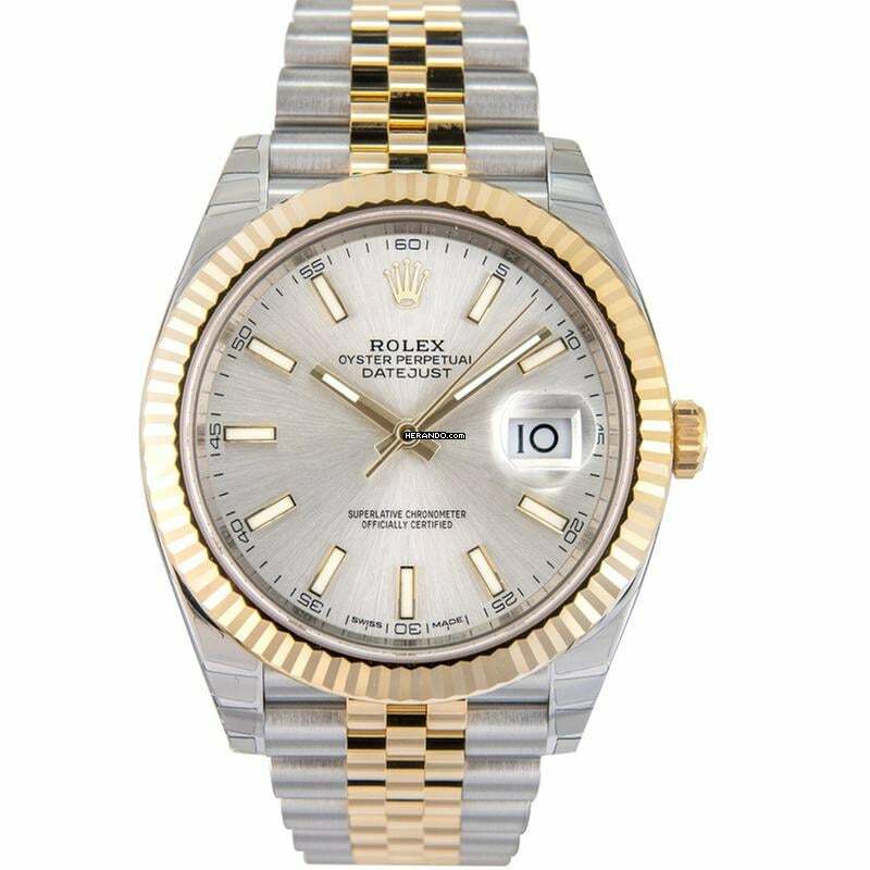  Rolex Datejust 41 126333 - Datejust 41 Silver/18k gold Jubilee 41mm </h1> 