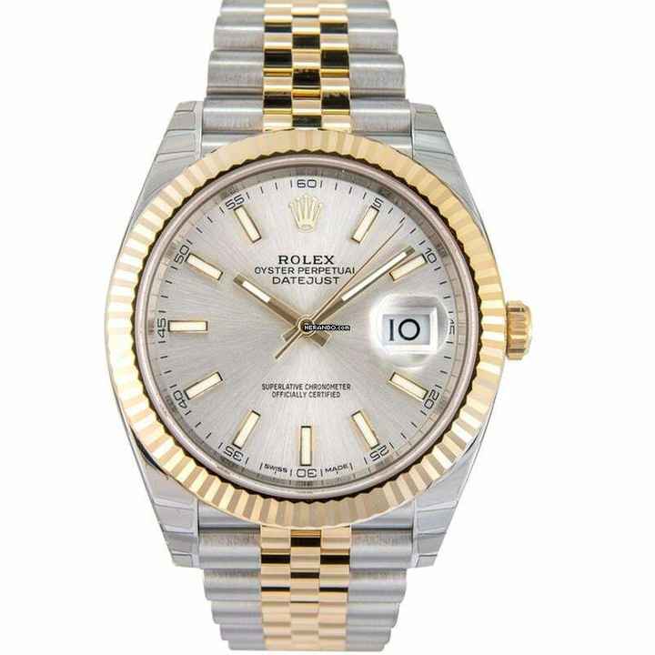  Rolex Datejust 41 126333 - Datejust 41 Silver/18k gold Jubilee 41mm </h1> 