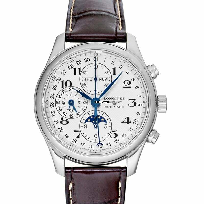  Longines Master Collection L27734783 - Master Collection Chronograph Automatic Silver Dial Men's Watch </h1> 