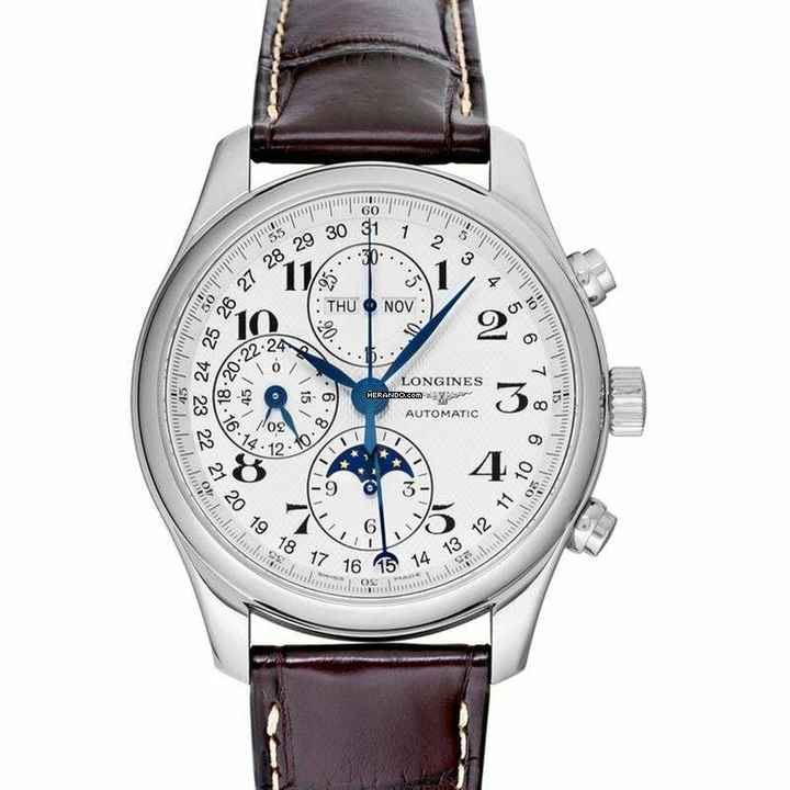 Longines Master Collection L27734783 - Master Collection Chronograph Automatic Silver Dial Men's Watch </h1> 