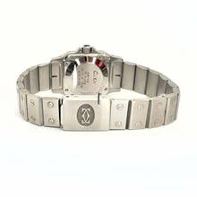 Thumbnail von Cartier Santos Galbée 24mm Automatic Steel 0.69TCW Diamond Watch </h1>