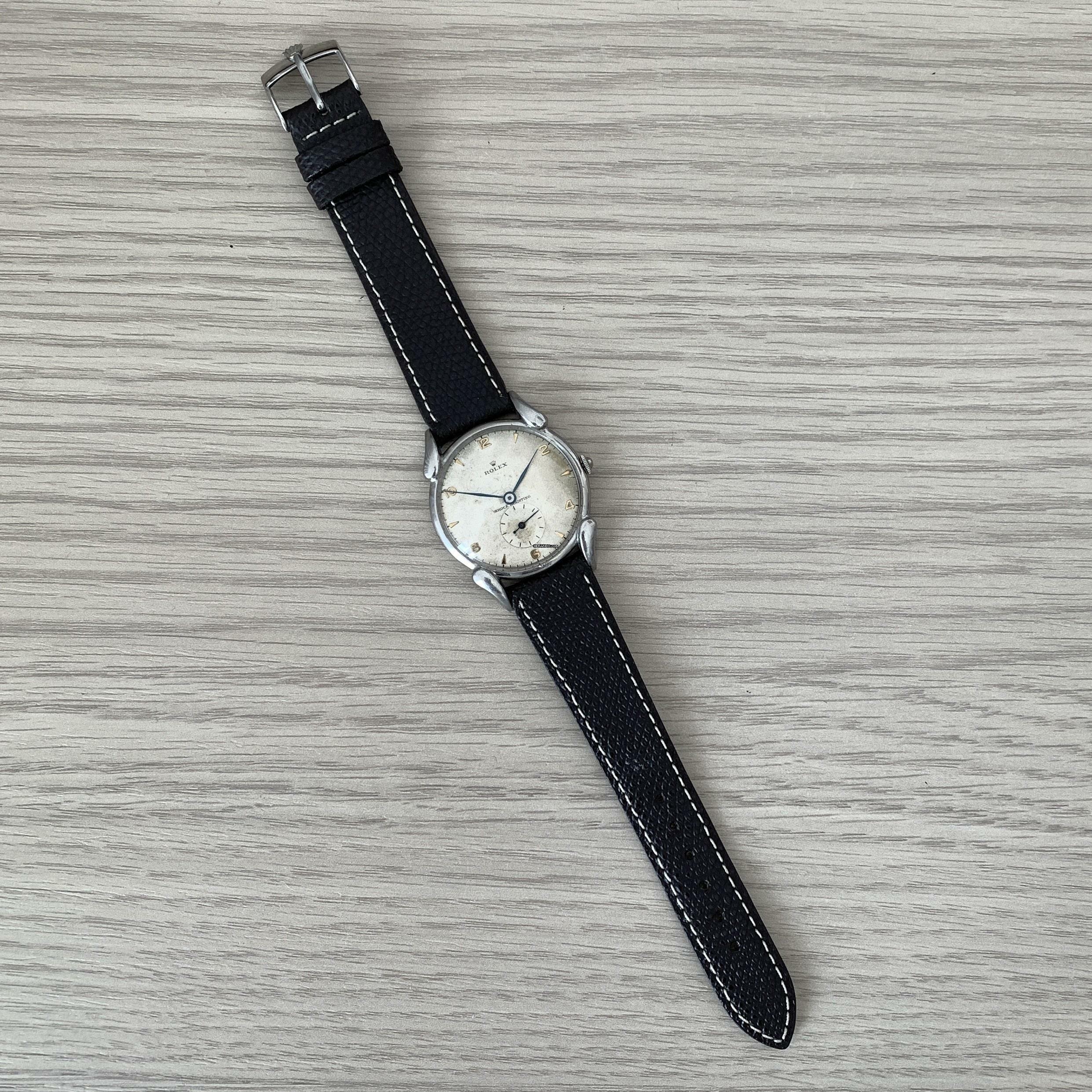 Thumbnail von Rolex Precision 4560 Fancy Lugs Ivory dial 1946's