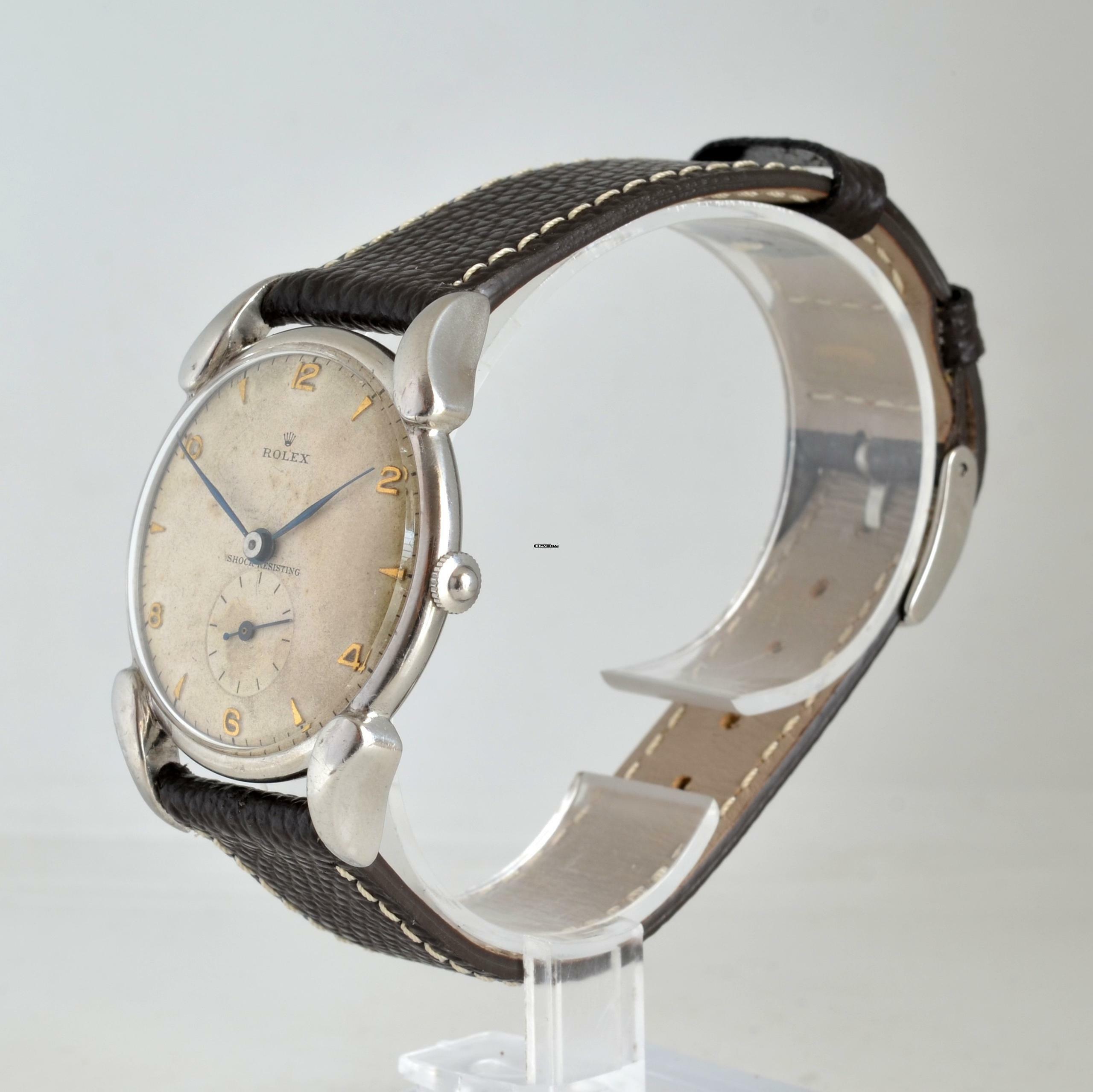 Thumbnail von Rolex Precision 4560 Fancy Lugs Ivory dial 1946's