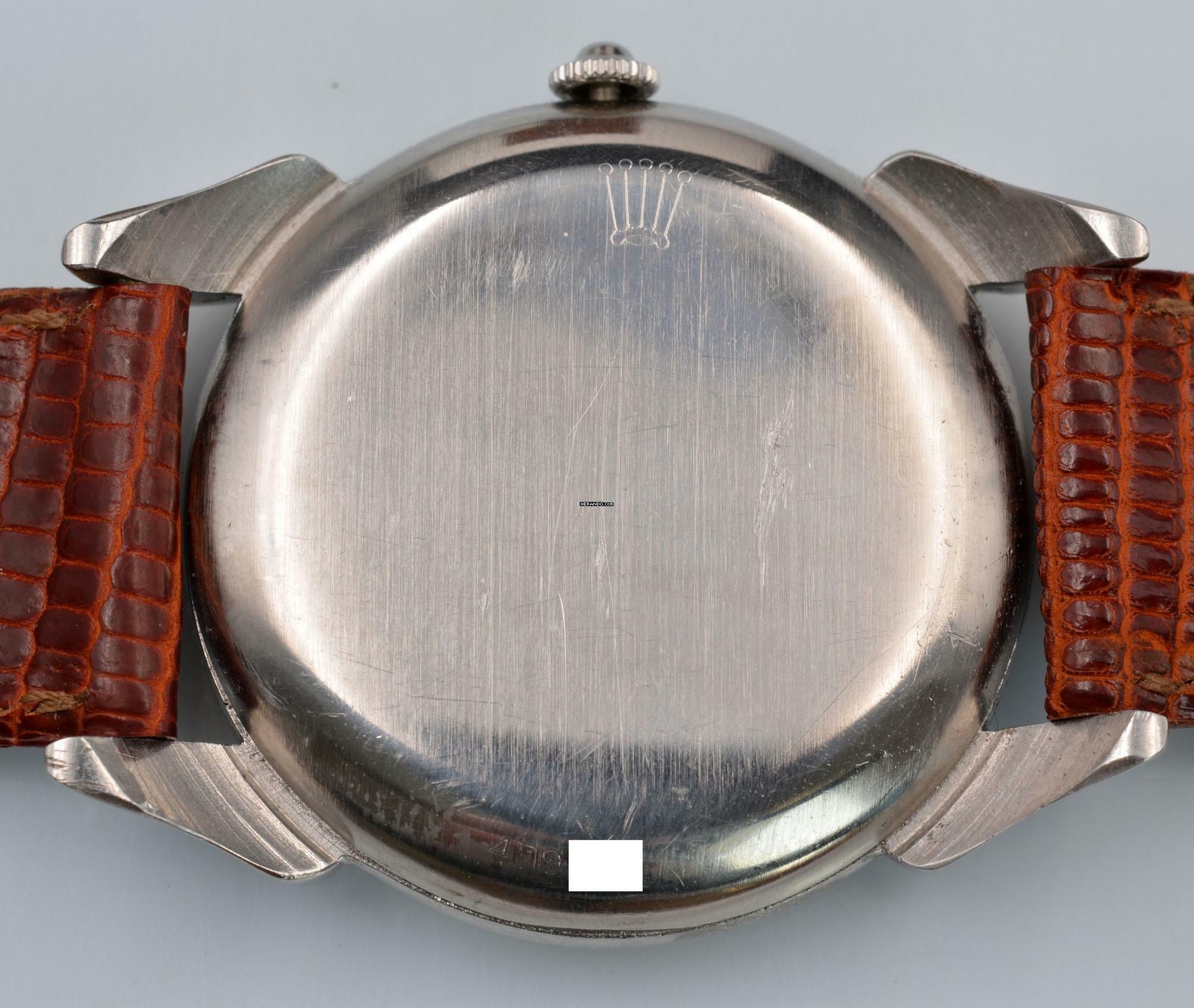 Thumbnail von Rolex Precision 4560 Fancy Lugs Ivory dial 1946's