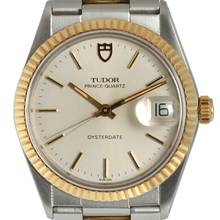 Thumbnail von Tudor Prince Oysterdate Quartz Prototype silver dial NEW NOS Full Set 1980's