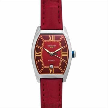  Longines Evidenza L21424092 - Longines evidenza Automatic Red Dial Stainless Steel Ladies Watch </h1> 