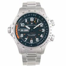 Thumbnail von Hamilton Khaki X-Wind H77755133 - Khaki Aviation Automatic Black Dial Stainless Steel Men's Watch </h1>
