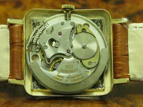 Thumbnail von Jaeger-LeCoultre 14kt 585 Hammerautomatik Automatic Herrenuhr / Kaliber P812 / ~1952 </h1>