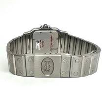 Thumbnail von Cartier Santos Galbée 29mm Quartz Steel 1.57TCW Diamond Watch </h1>