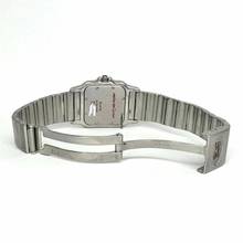Thumbnail von Cartier Santos Galbée 29mm Quartz Steel 1.57TCW Diamond Watch </h1>
