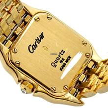 Thumbnail von Cartier Panthère 23mm 18K Yellow Gold DIAMONDS & Emeralds Watch </h1>