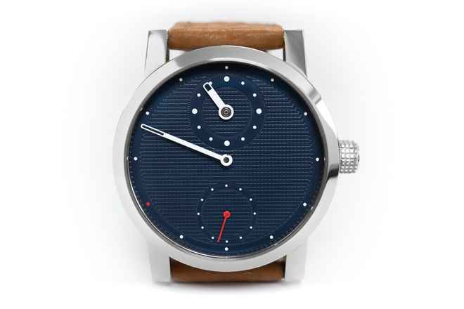  Clockwheels Uhrrad 01 Regulator Blue handmade 