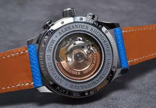 Thumbnail von Alexander Shorokhoff Neva Red Chronograph Limited Edition 100 Pieces optional in Blue and green