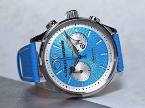 Thumbnail von Alexander Shorokhoff Neva Red Chronograph Limited Edition 100 Pieces optional in Blue and green
