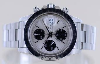 Thumbnail von Tudor Oysterdate Big Block 79180 silver Panda Dial Automatic Oysterband Chronograph Top </h1>